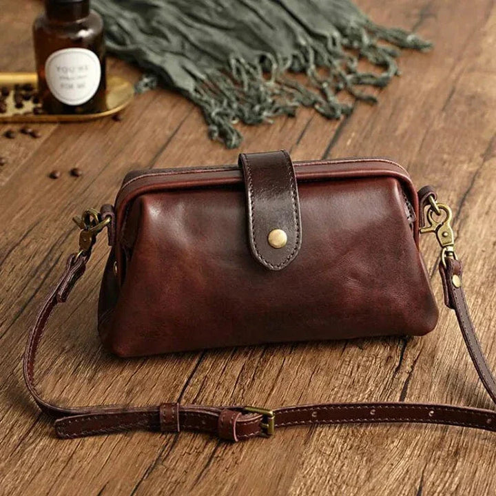 Ivy - Mini kožená crossbody kabelka