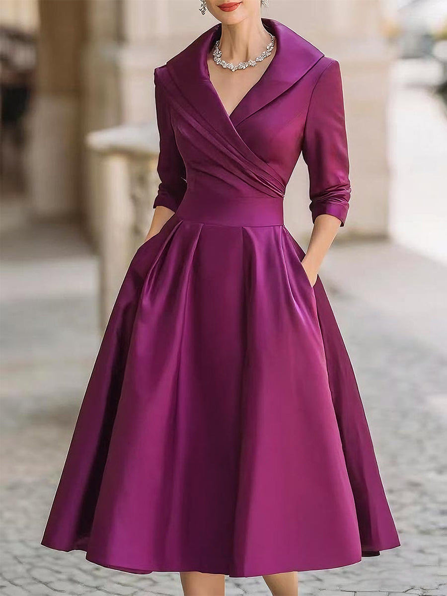 Lea™ - Elegantní midi šaty