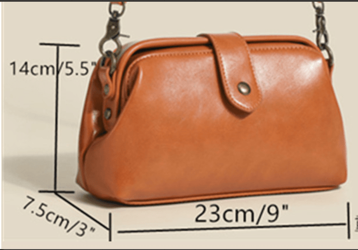 Ivy - Mini kožená crossbody kabelka
