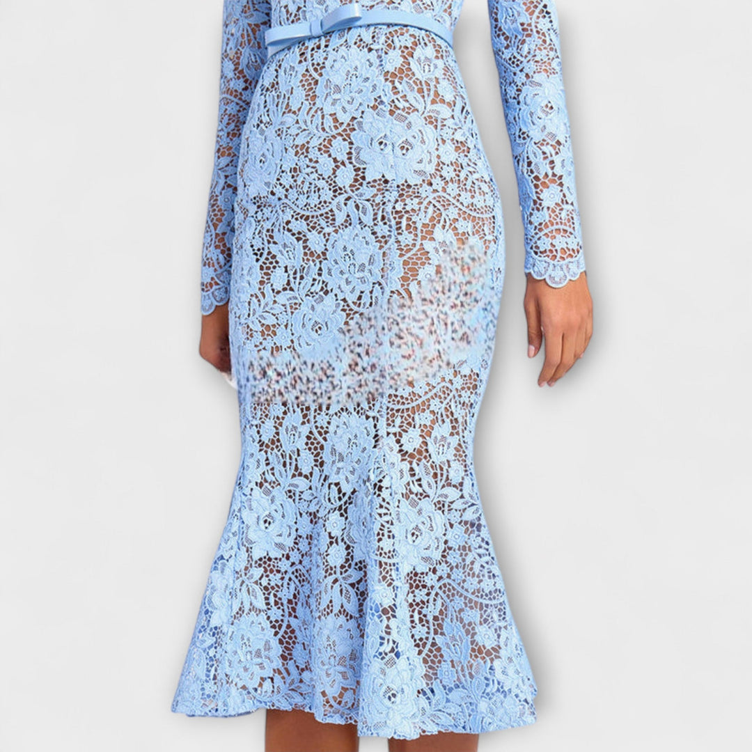 Mia | Elegantní midi šaty z krajky