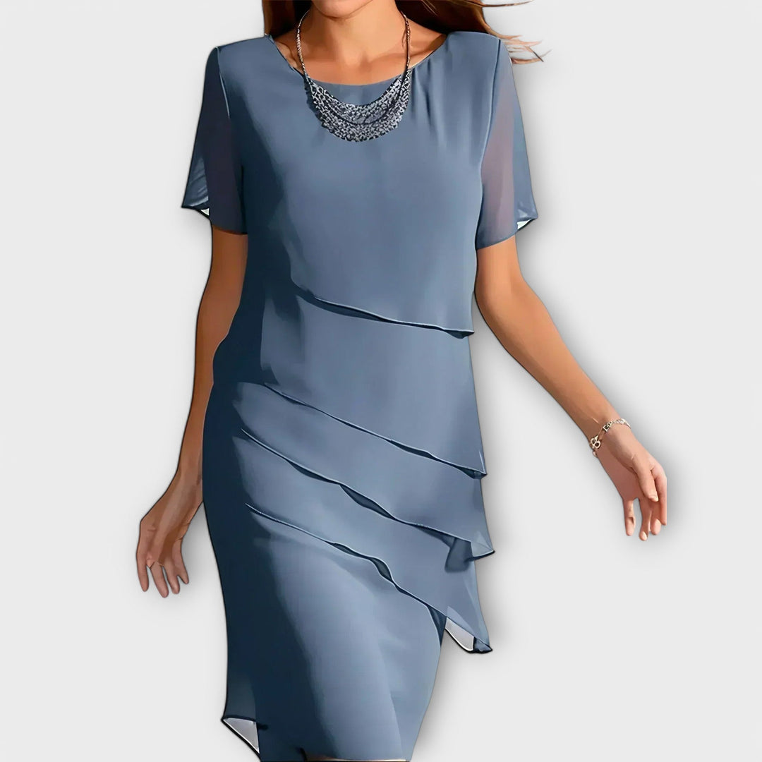 Julie | Vrstvené midi šaty typu shift