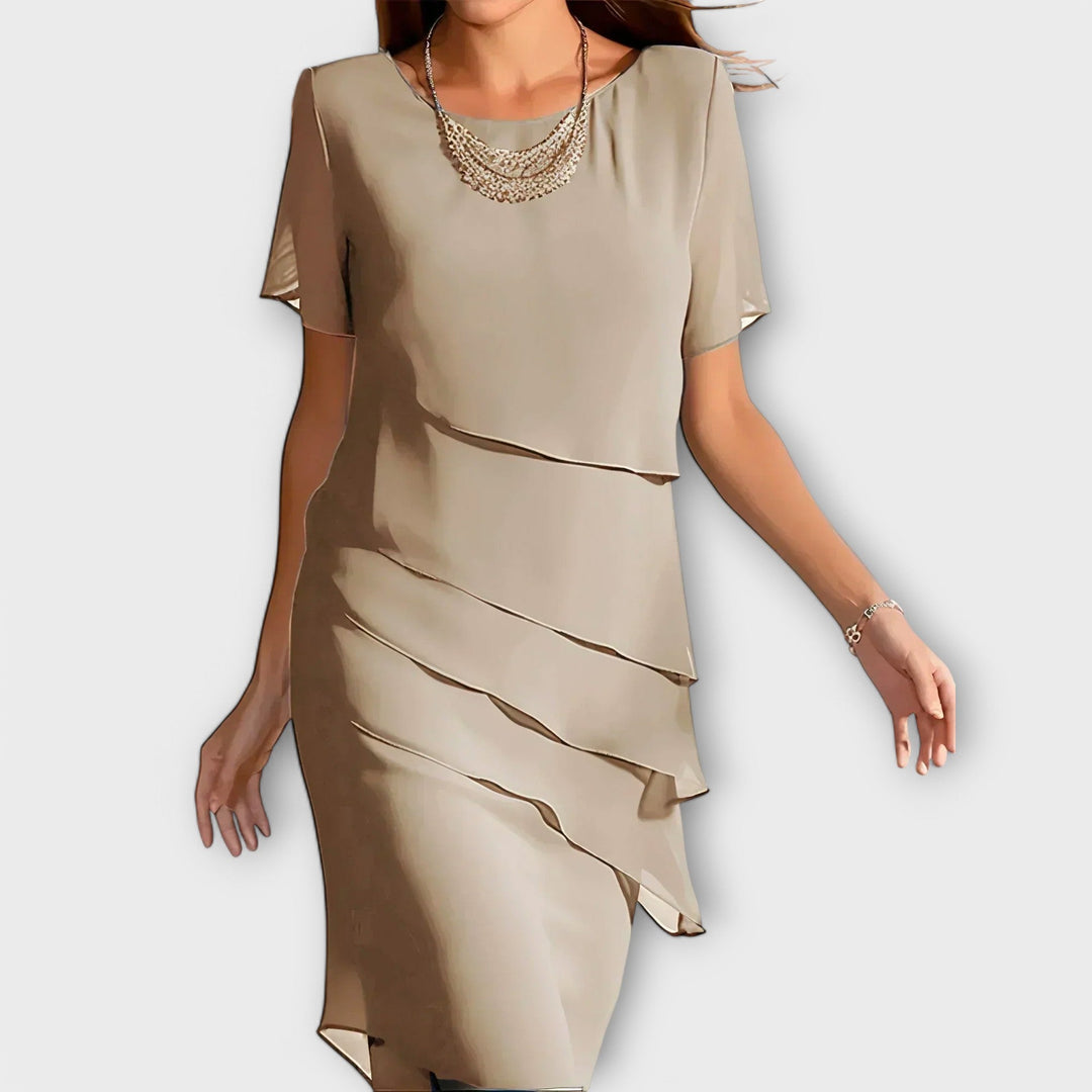 Julie | Vrstvené midi šaty typu shift