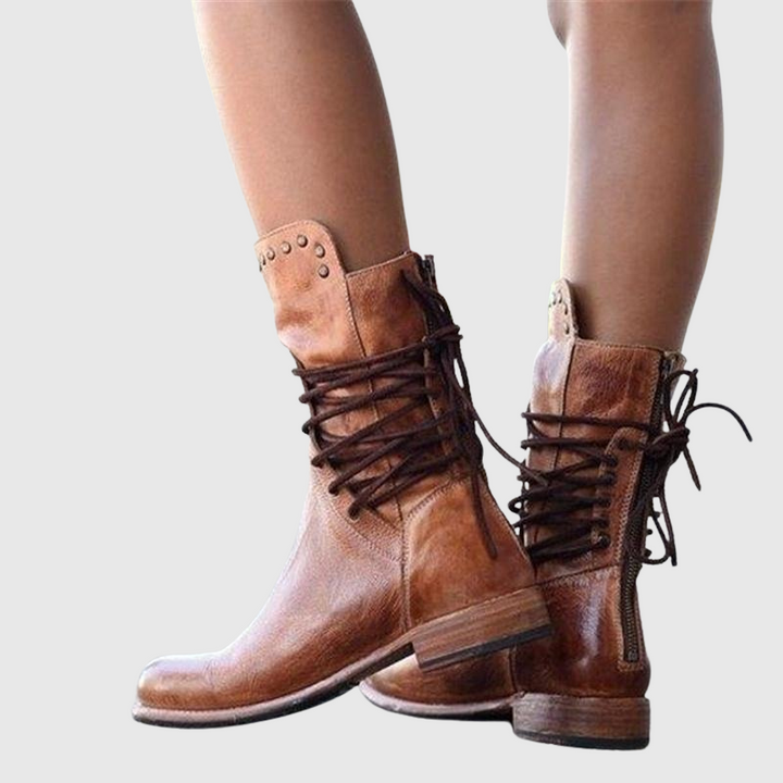 Izolda™ | Elegantní kozačky s pohodlným podpatkem