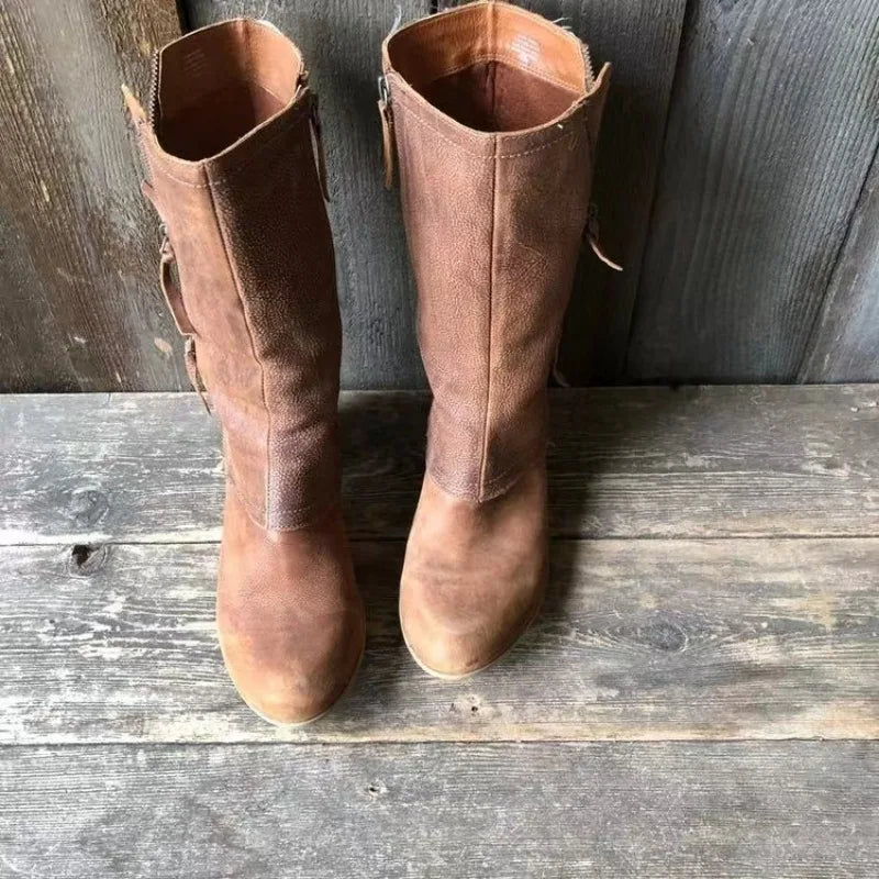 Alma | Vintage boty po polovinělýtek
