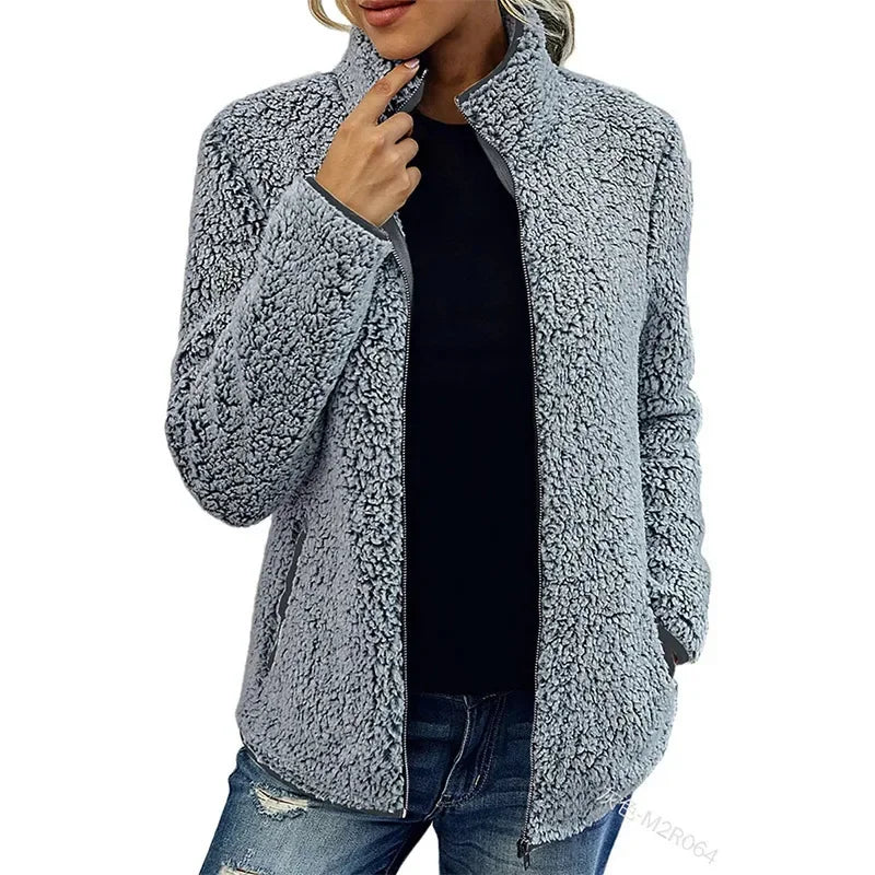 Vilibalda | Elegantní ležérní fleecová bunda