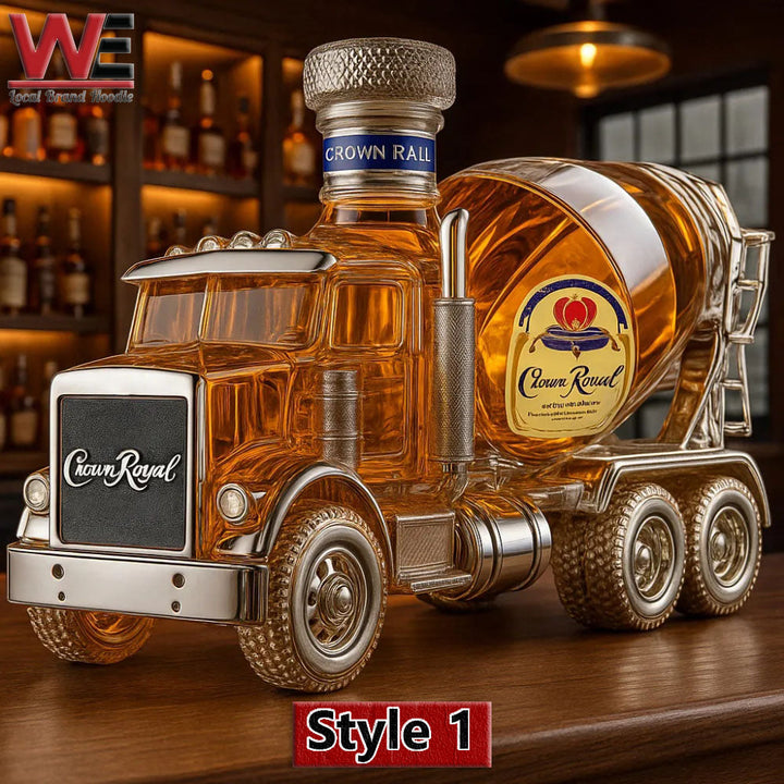 Cementová míchačka Whiskey láhev