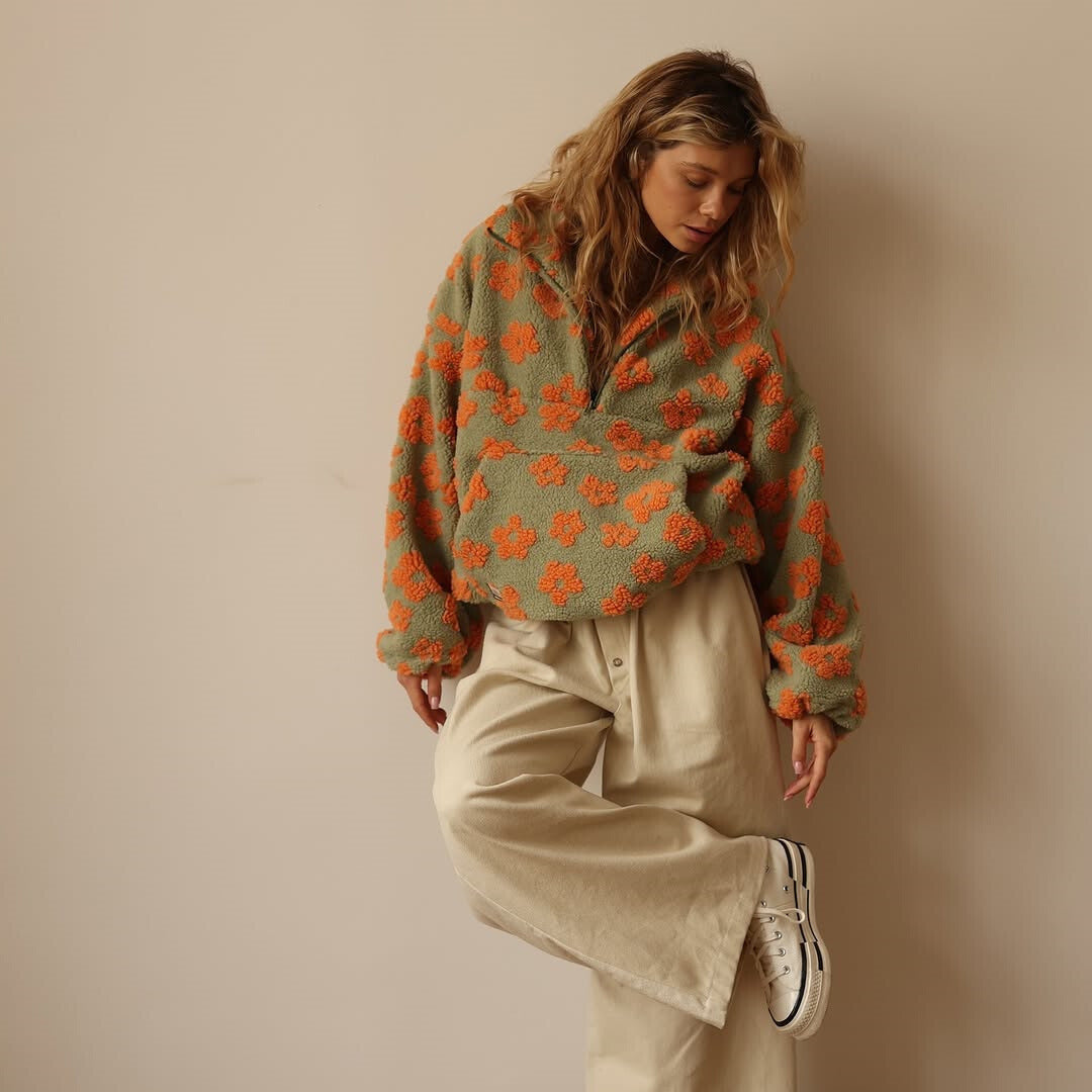 Sherpa Pullover – Boho-inspirované pohodlí