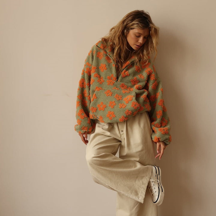 Sherpa Pullover – Boho-inspirované pohodlí