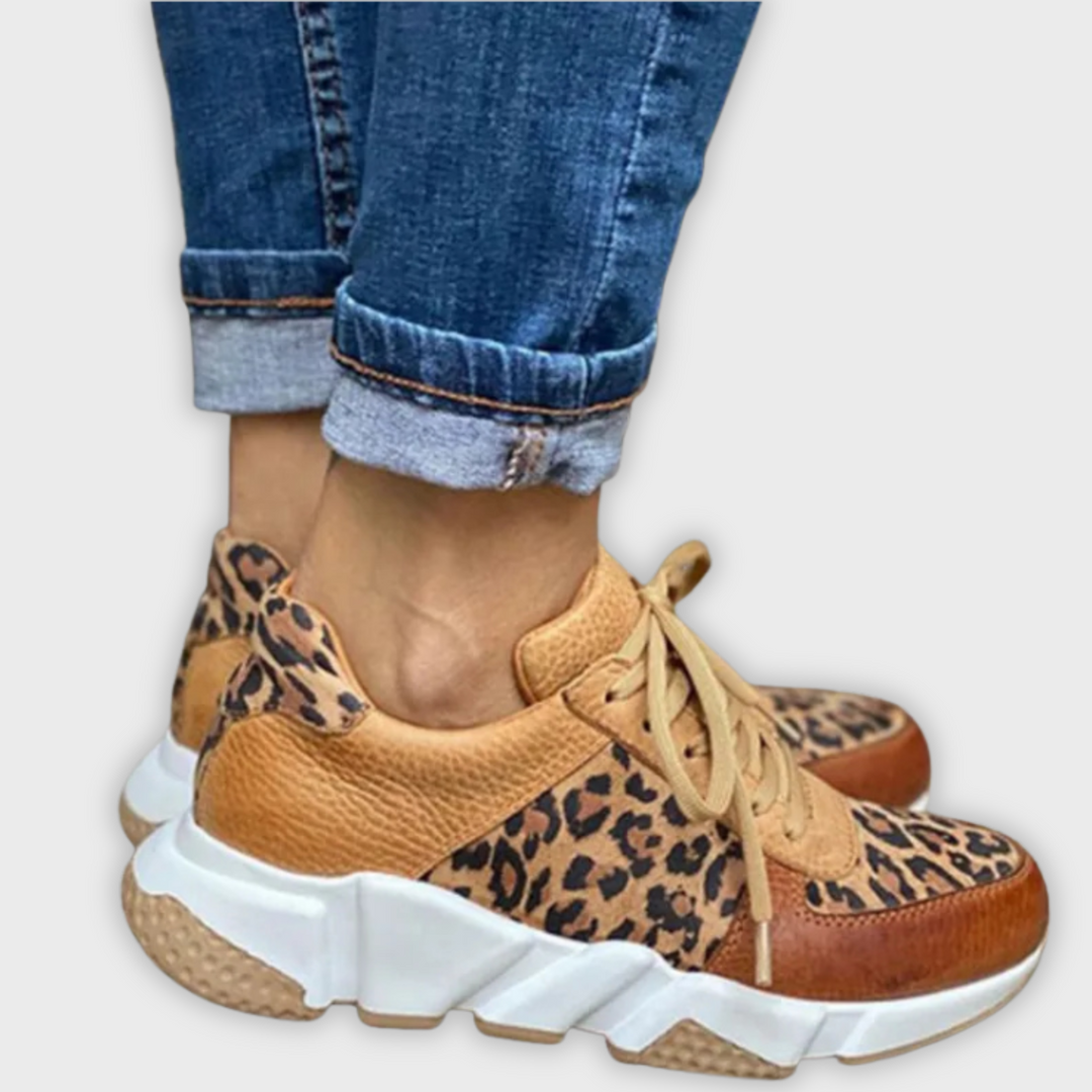 Crissa | Pohodlné leopardí tenisky