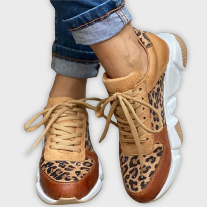 Crissa | Pohodlné leopardí tenisky