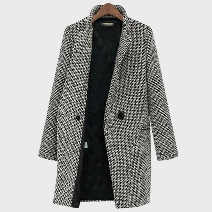 Aneta | Stylový kabát na podzim a zimu