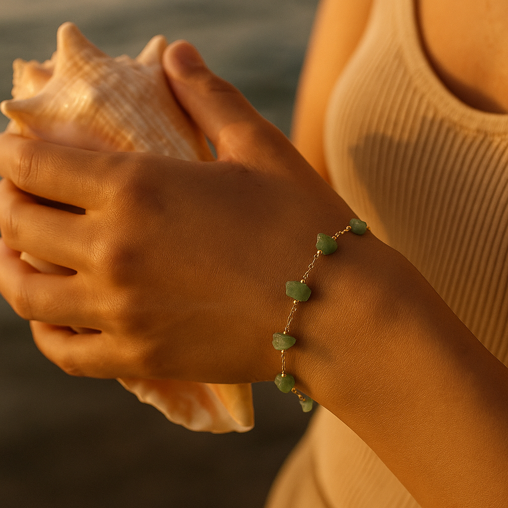 Jiřinka | Náramek s vodními fragmenty