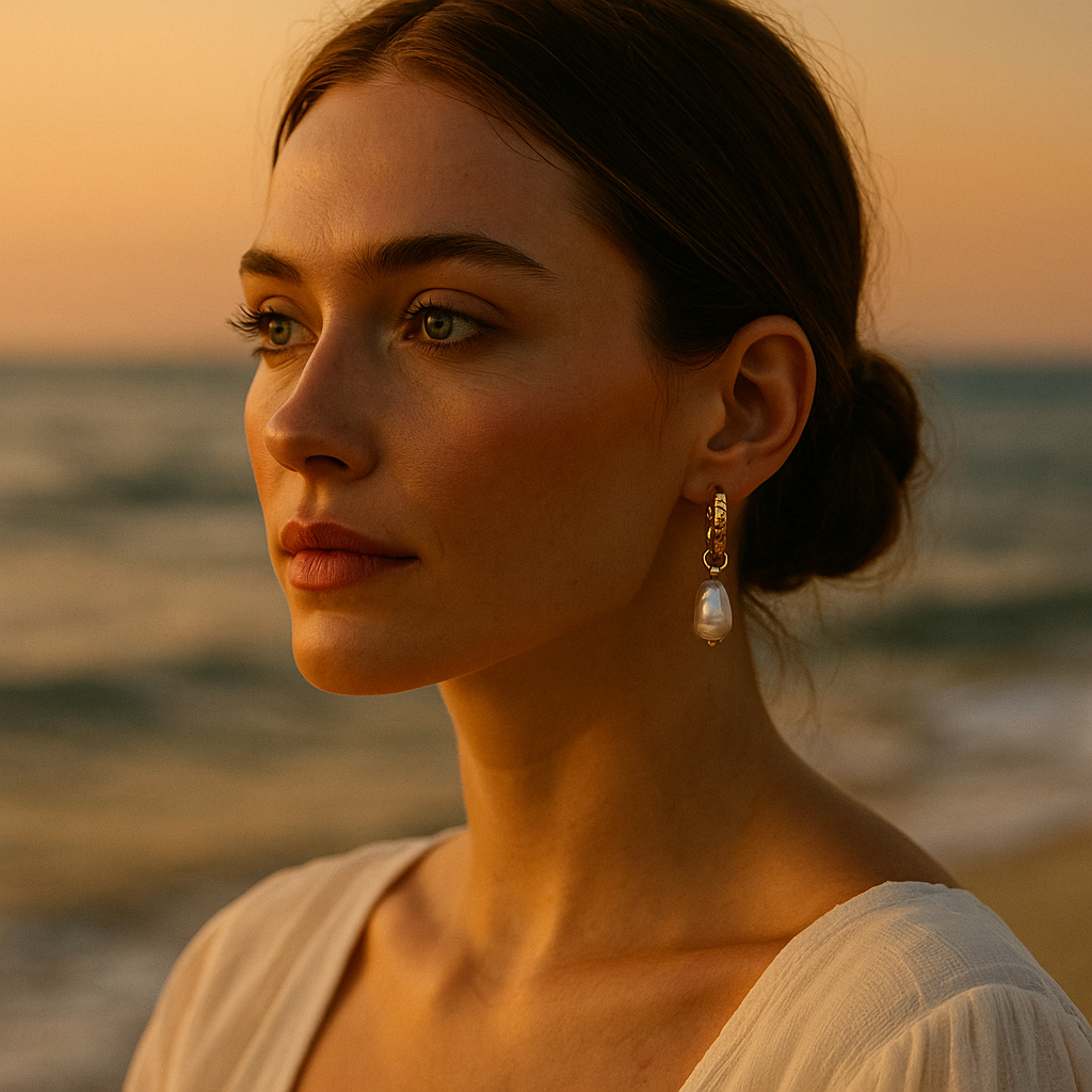 Sedna | Náušnice s vodními perličkami