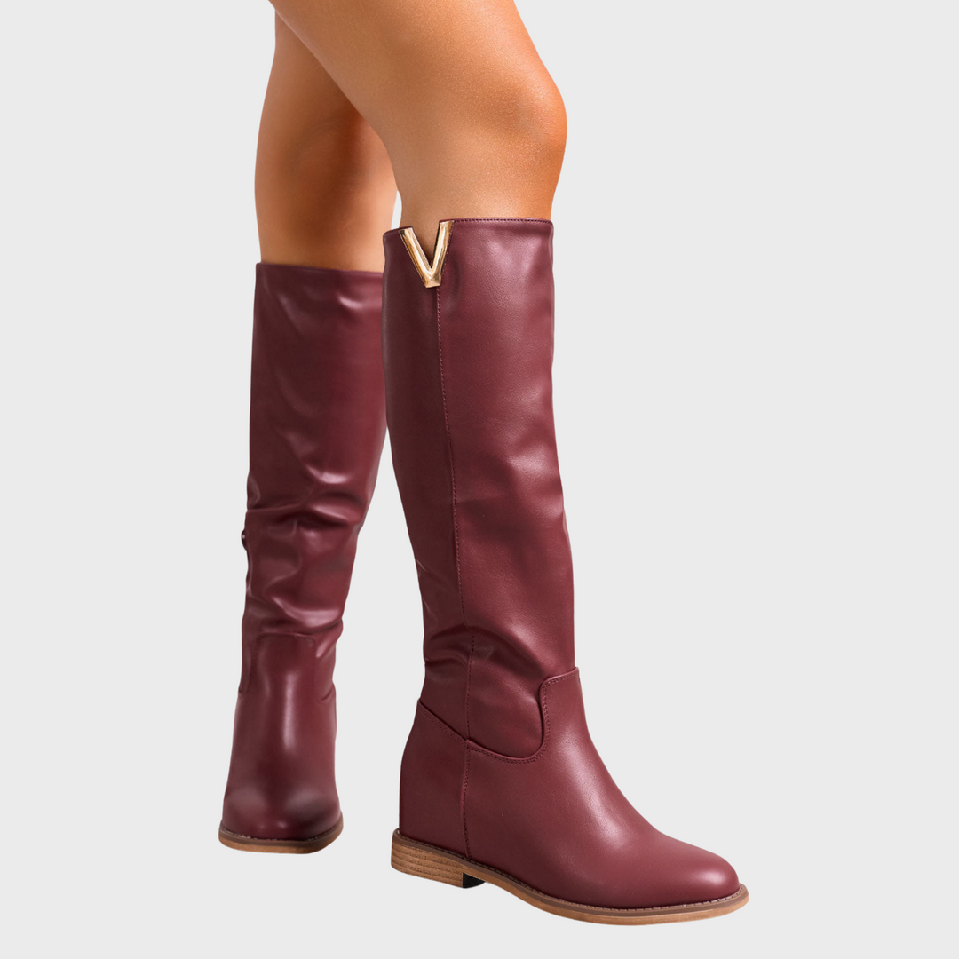 Luna | Lenka – Elegantní kotníkové boty s vnitřním klínem