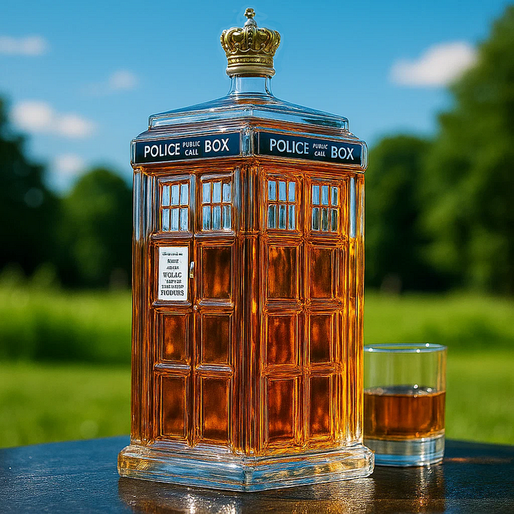 Doktor Who TARDIS Whisky Láhev