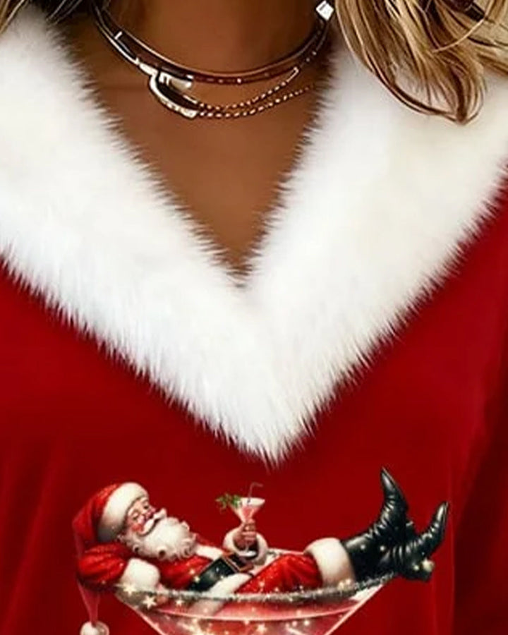 🎅✨ Vánoční Halenka FurGlam™ 2025 – elegance, teplo a špetka vánočního humoru!