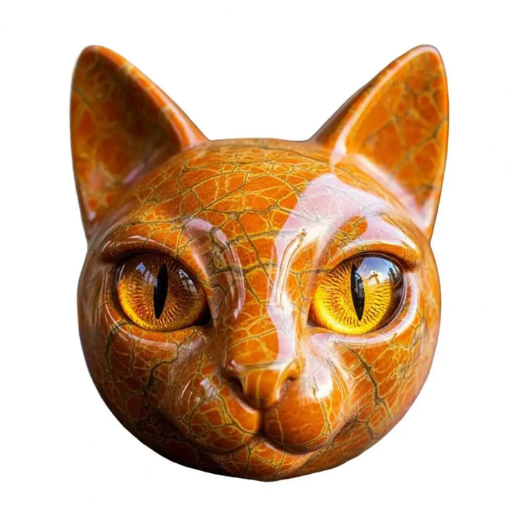 Černá kočka - Luxusní mystická socha černé kočky