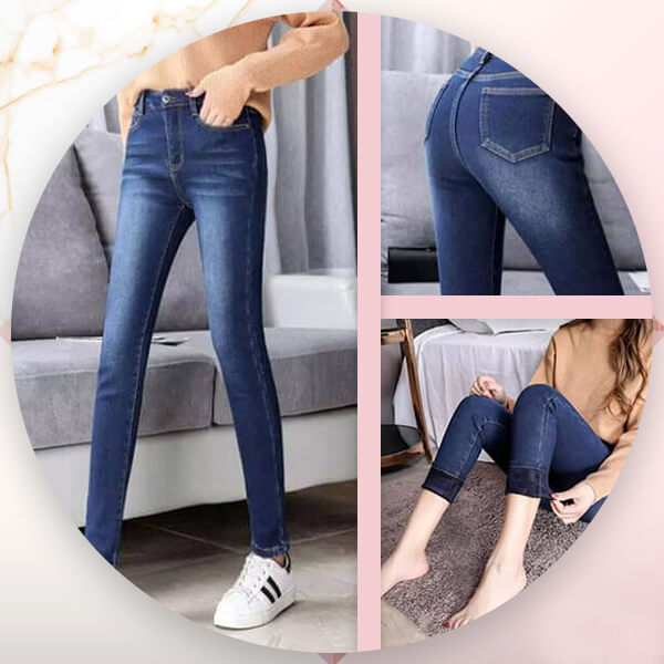 SKINNY® – ZATEPLENÉ ZIMNÍ DŽÍNY