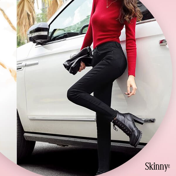 SKINNY® – ZATEPLENÉ ZIMNÍ DŽÍNY